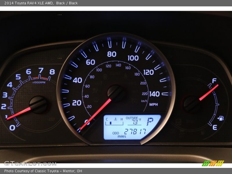 Black / Black 2014 Toyota RAV4 XLE AWD