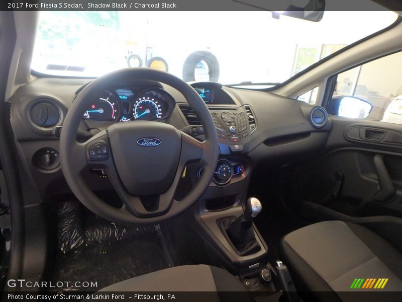 Shadow Black / Charcoal Black 2017 Ford Fiesta S Sedan