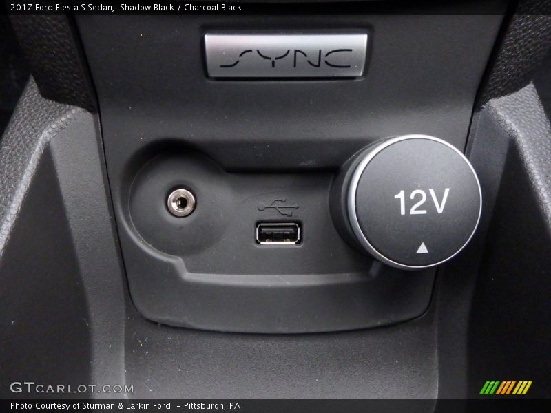Shadow Black / Charcoal Black 2017 Ford Fiesta S Sedan