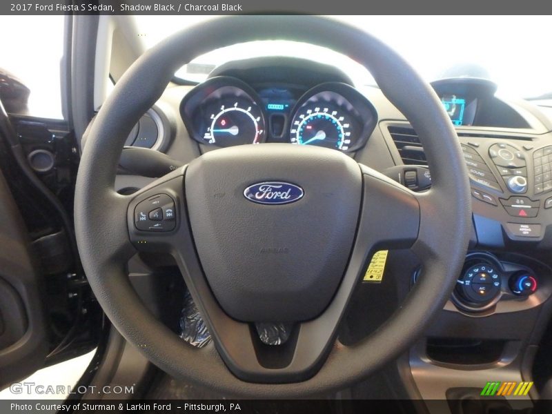 Shadow Black / Charcoal Black 2017 Ford Fiesta S Sedan