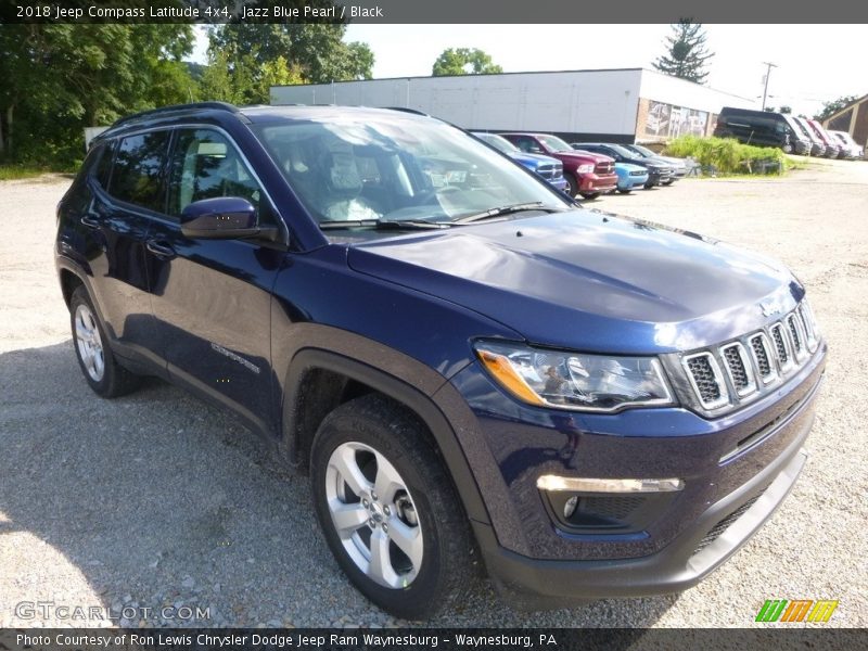 Jazz Blue Pearl / Black 2018 Jeep Compass Latitude 4x4