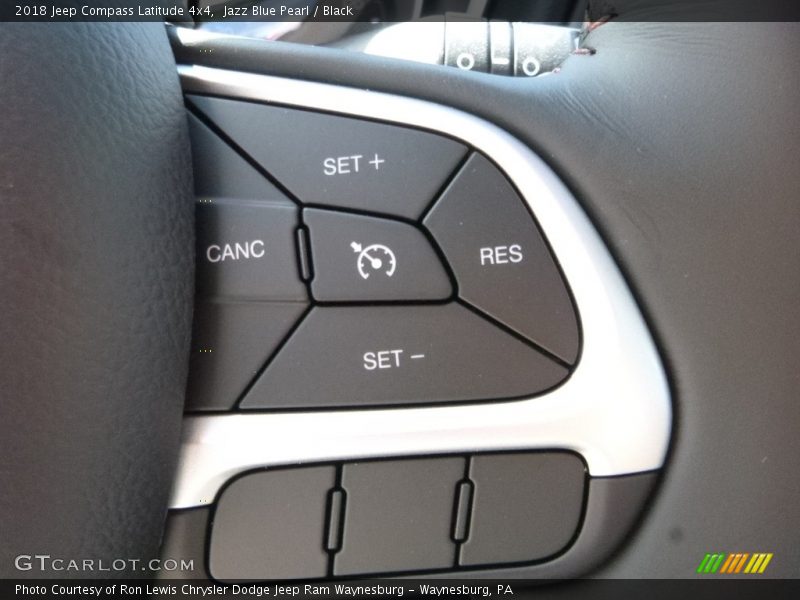 Controls of 2018 Compass Latitude 4x4
