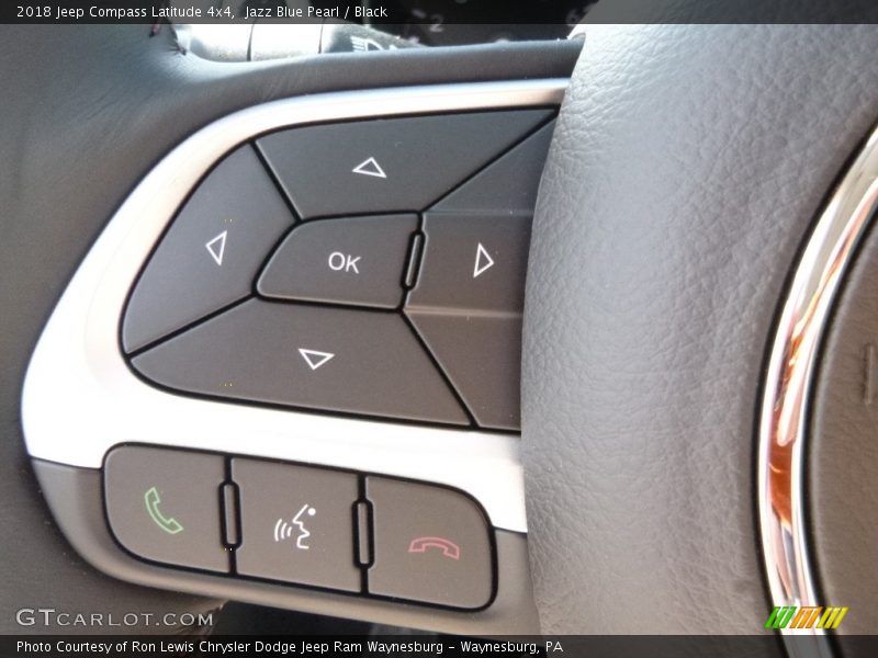 Controls of 2018 Compass Latitude 4x4