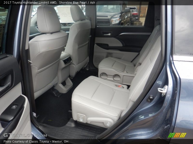 Shoreline Blue Pearl / Ash 2017 Toyota Highlander Limited AWD