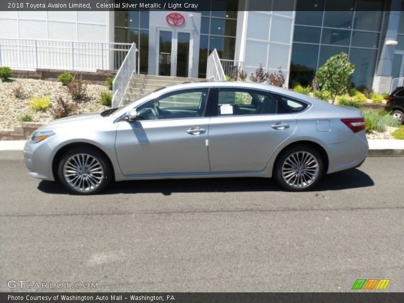 Celestial Silver Metallic / Light Gray 2018 Toyota Avalon Limited