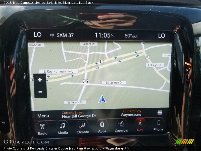 Billet Silver Metallic / Black 2018 Jeep Compass Limited 4x4