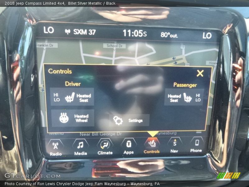 Billet Silver Metallic / Black 2018 Jeep Compass Limited 4x4