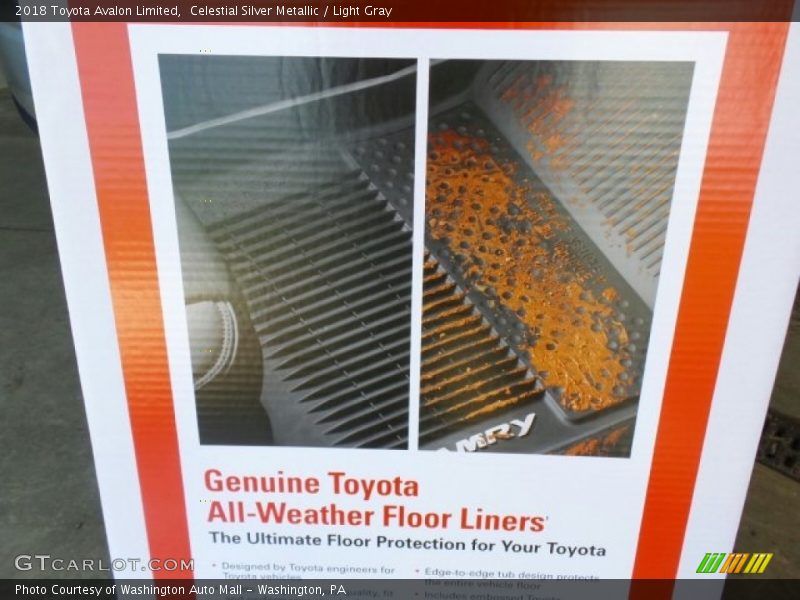 Celestial Silver Metallic / Light Gray 2018 Toyota Avalon Limited