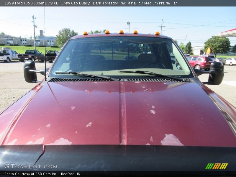 Dark Toreador Red Metallic / Medium Prairie Tan 1999 Ford F350 Super Duty XLT Crew Cab Dually