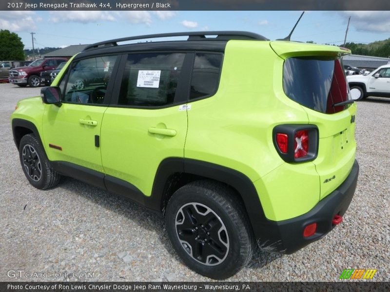 Hypergreen / Black 2017 Jeep Renegade Trailhawk 4x4