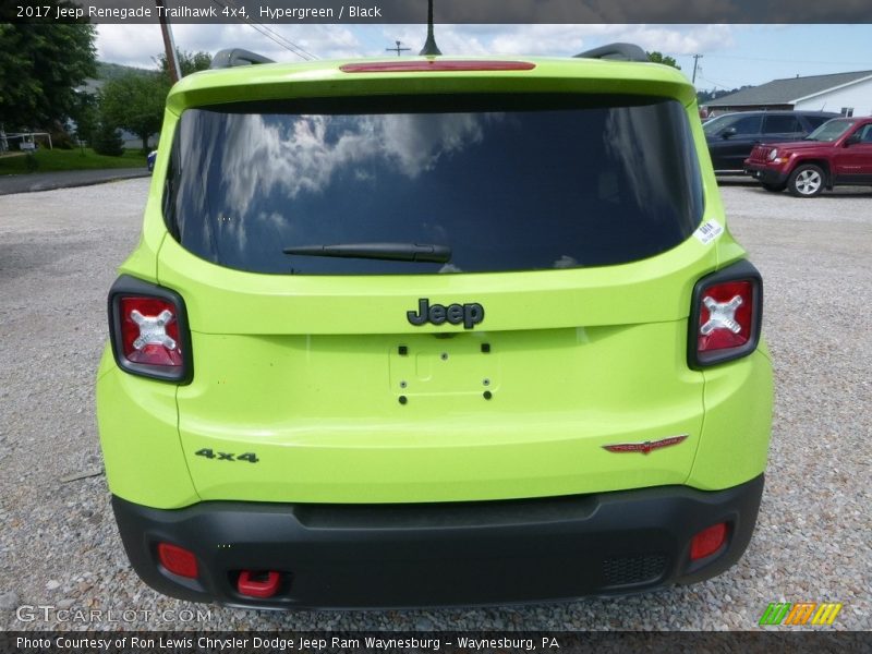 Hypergreen / Black 2017 Jeep Renegade Trailhawk 4x4