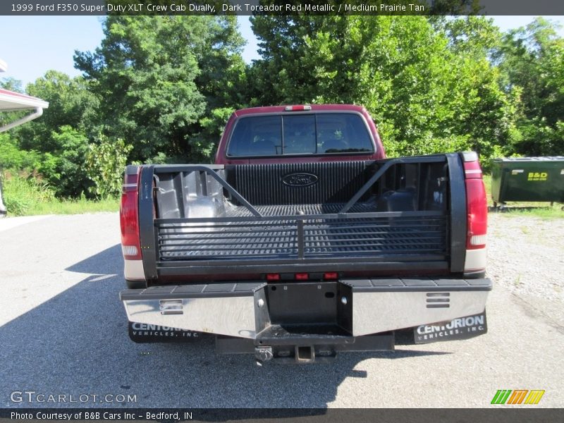 Dark Toreador Red Metallic / Medium Prairie Tan 1999 Ford F350 Super Duty XLT Crew Cab Dually