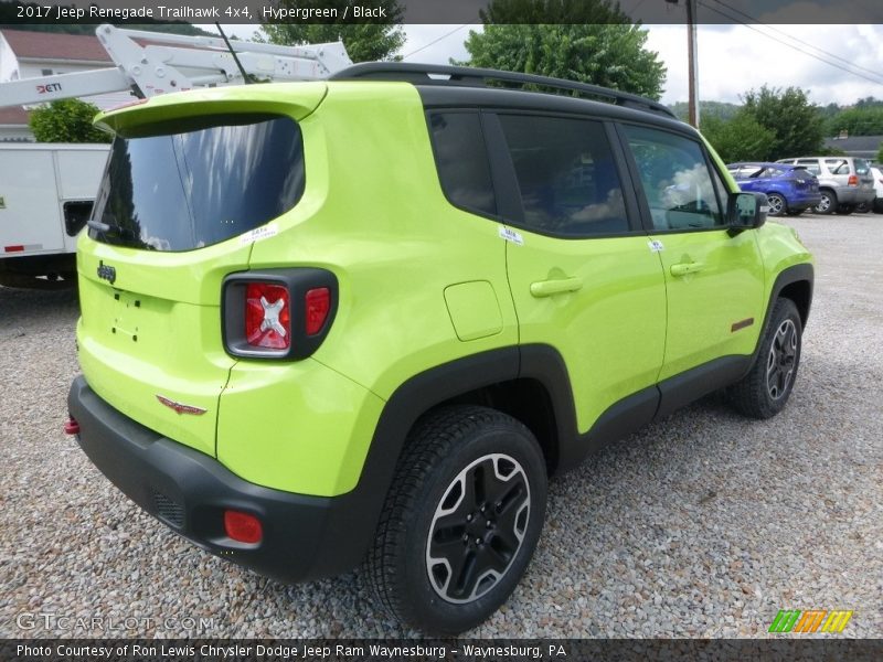 Hypergreen / Black 2017 Jeep Renegade Trailhawk 4x4