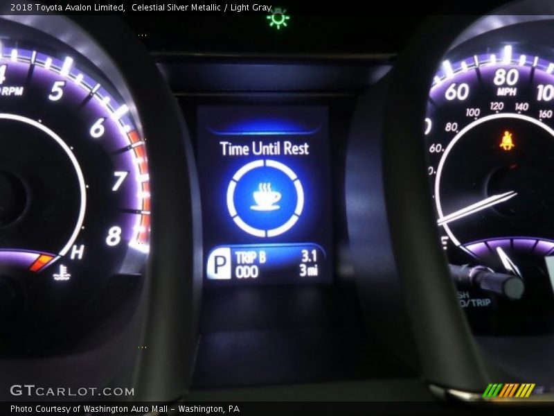 Celestial Silver Metallic / Light Gray 2018 Toyota Avalon Limited