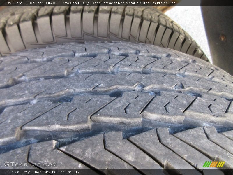 Dark Toreador Red Metallic / Medium Prairie Tan 1999 Ford F350 Super Duty XLT Crew Cab Dually