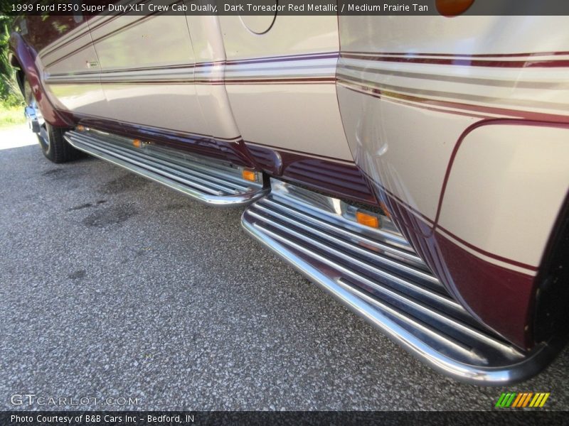 Dark Toreador Red Metallic / Medium Prairie Tan 1999 Ford F350 Super Duty XLT Crew Cab Dually