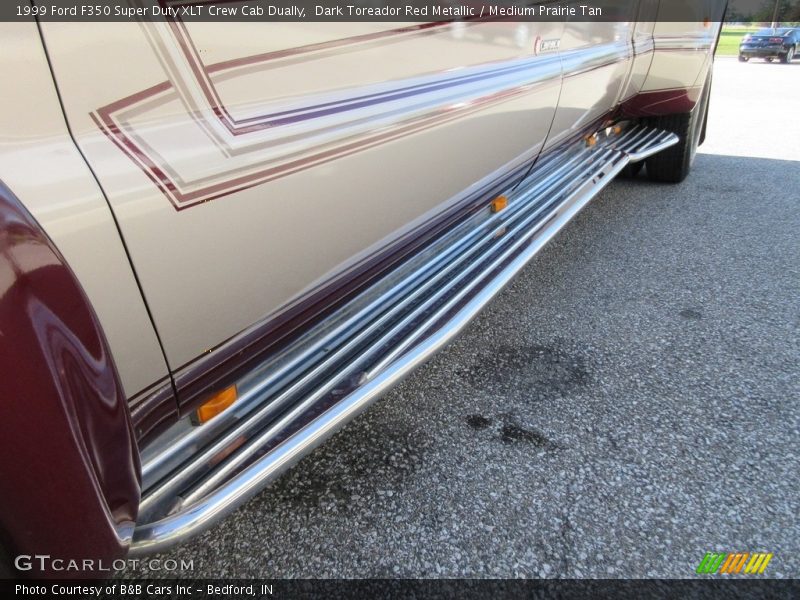 Dark Toreador Red Metallic / Medium Prairie Tan 1999 Ford F350 Super Duty XLT Crew Cab Dually