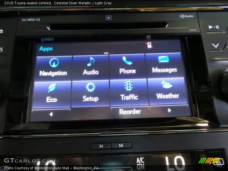 Celestial Silver Metallic / Light Gray 2018 Toyota Avalon Limited