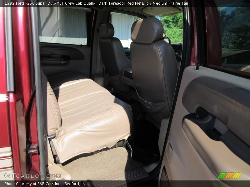 Dark Toreador Red Metallic / Medium Prairie Tan 1999 Ford F350 Super Duty XLT Crew Cab Dually