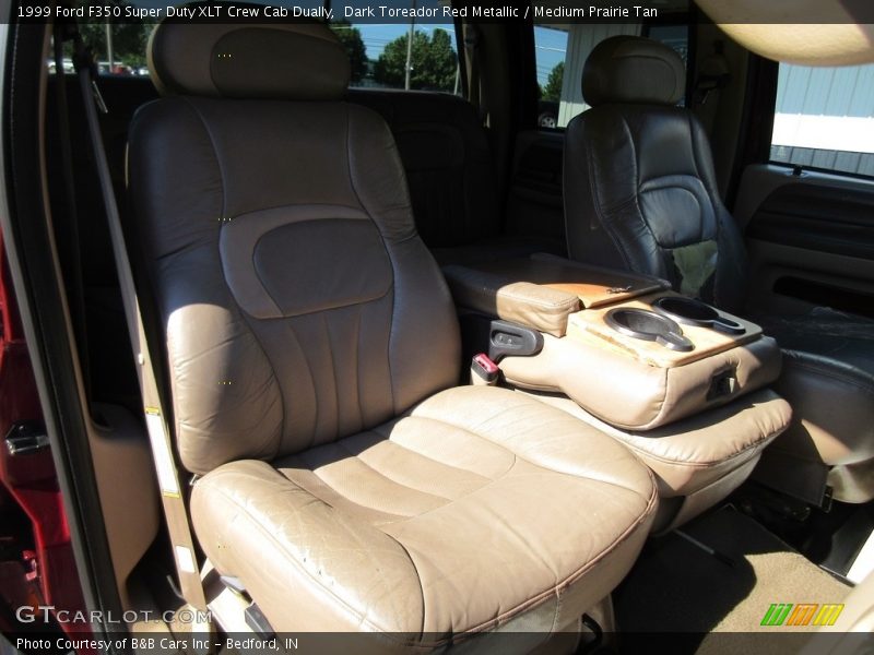 Dark Toreador Red Metallic / Medium Prairie Tan 1999 Ford F350 Super Duty XLT Crew Cab Dually
