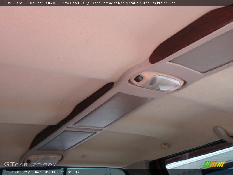 Dark Toreador Red Metallic / Medium Prairie Tan 1999 Ford F350 Super Duty XLT Crew Cab Dually