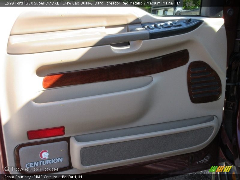 Dark Toreador Red Metallic / Medium Prairie Tan 1999 Ford F350 Super Duty XLT Crew Cab Dually
