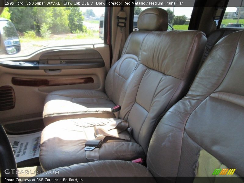 Dark Toreador Red Metallic / Medium Prairie Tan 1999 Ford F350 Super Duty XLT Crew Cab Dually