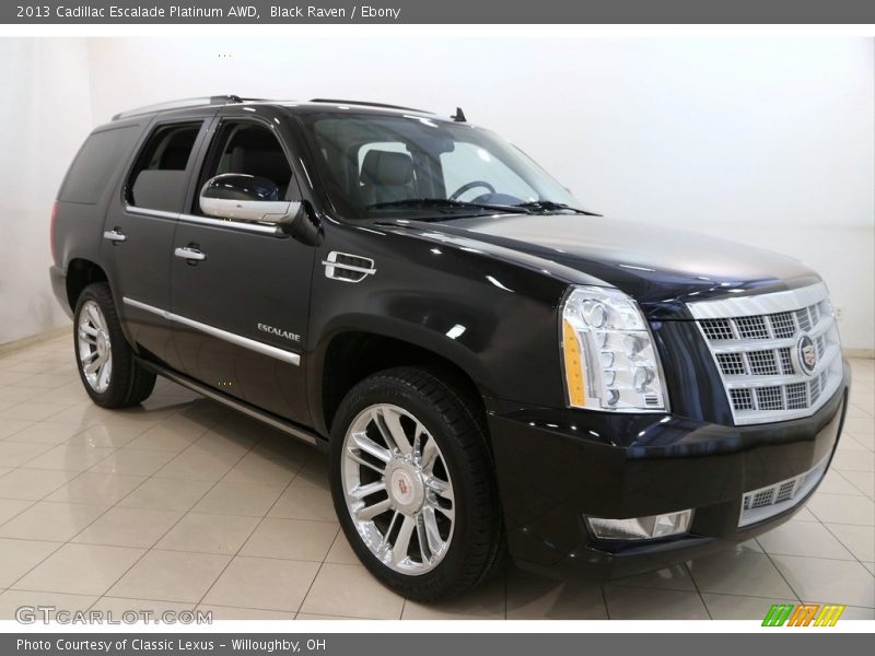 Black Raven / Ebony 2013 Cadillac Escalade Platinum AWD