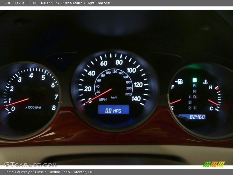 Millennium Silver Metallic / Light Charcoal 2003 Lexus ES 300