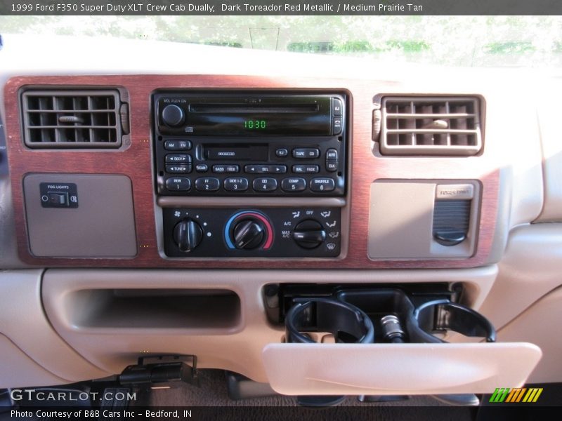 Dark Toreador Red Metallic / Medium Prairie Tan 1999 Ford F350 Super Duty XLT Crew Cab Dually