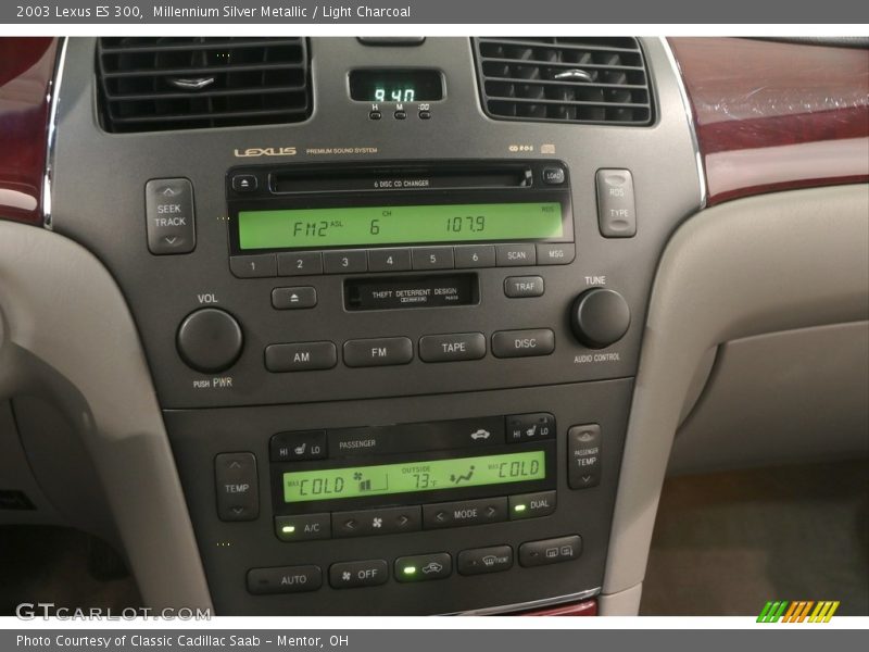 Millennium Silver Metallic / Light Charcoal 2003 Lexus ES 300
