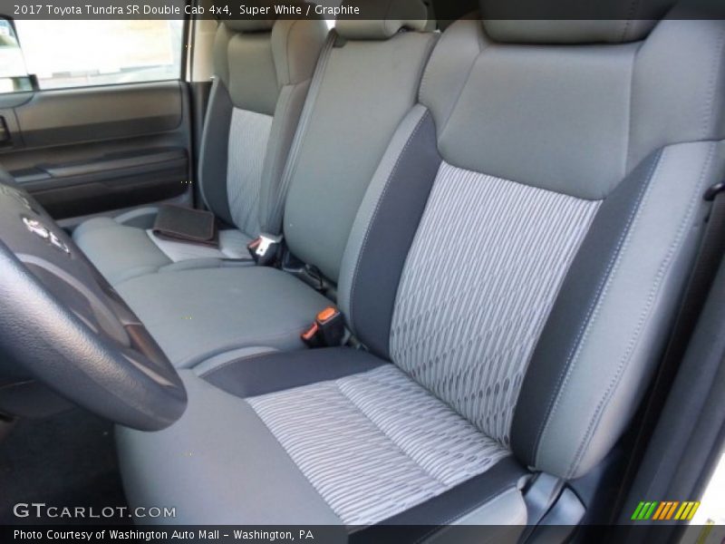 Super White / Graphite 2017 Toyota Tundra SR Double Cab 4x4