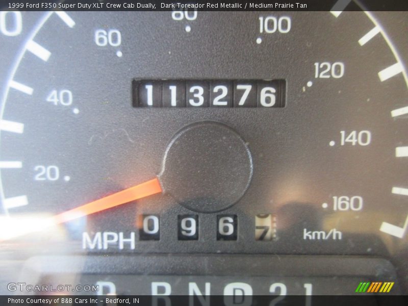 Dark Toreador Red Metallic / Medium Prairie Tan 1999 Ford F350 Super Duty XLT Crew Cab Dually