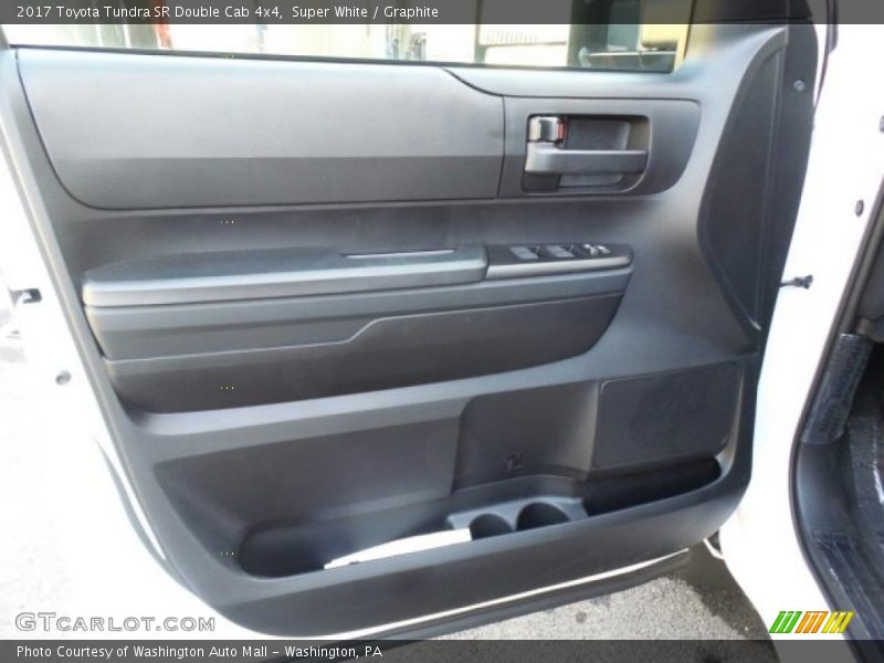 Super White / Graphite 2017 Toyota Tundra SR Double Cab 4x4
