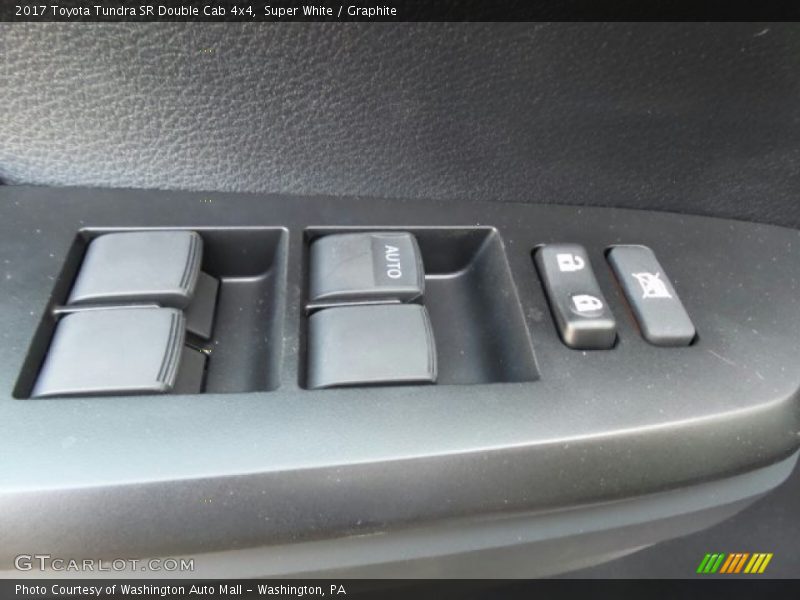 Super White / Graphite 2017 Toyota Tundra SR Double Cab 4x4