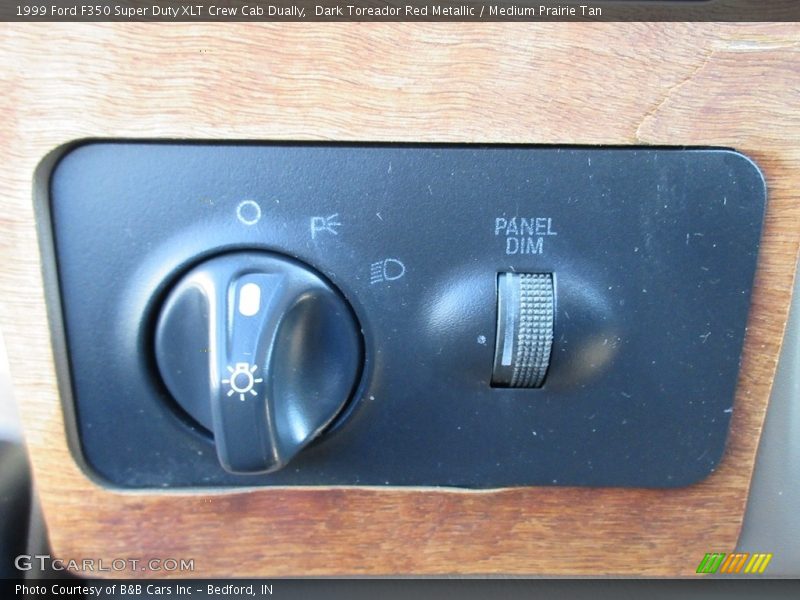 Dark Toreador Red Metallic / Medium Prairie Tan 1999 Ford F350 Super Duty XLT Crew Cab Dually
