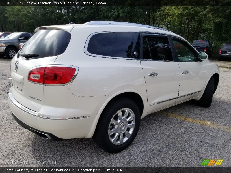 White Diamond Tricoat / Cocoa 2014 Buick Enclave Leather