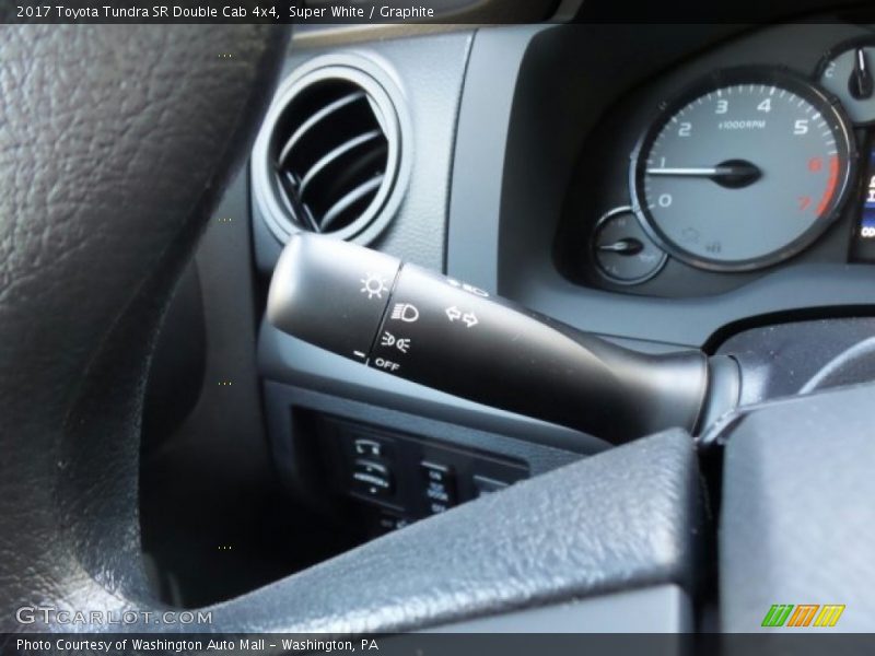 Super White / Graphite 2017 Toyota Tundra SR Double Cab 4x4