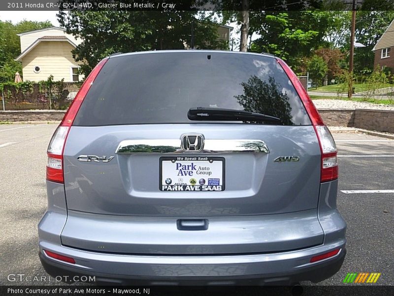 Glacier Blue Metallic / Gray 2011 Honda CR-V EX-L 4WD