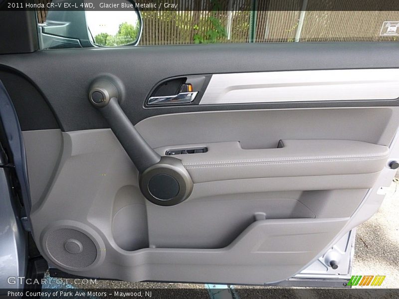 Glacier Blue Metallic / Gray 2011 Honda CR-V EX-L 4WD
