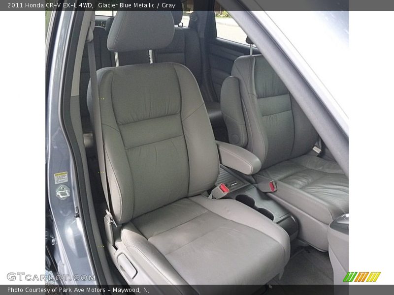Glacier Blue Metallic / Gray 2011 Honda CR-V EX-L 4WD