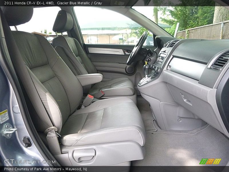 Glacier Blue Metallic / Gray 2011 Honda CR-V EX-L 4WD