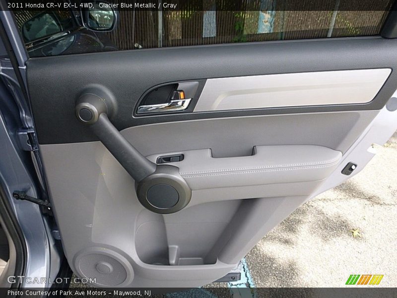 Glacier Blue Metallic / Gray 2011 Honda CR-V EX-L 4WD