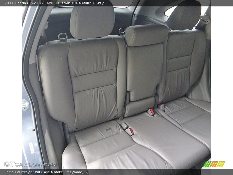 Glacier Blue Metallic / Gray 2011 Honda CR-V EX-L 4WD