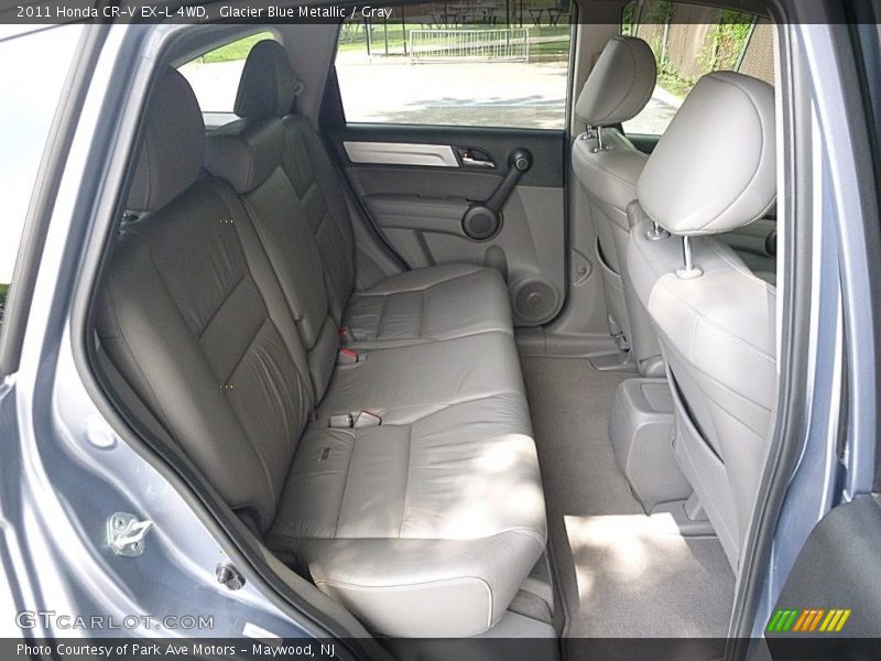 Glacier Blue Metallic / Gray 2011 Honda CR-V EX-L 4WD