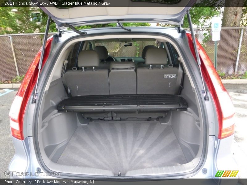 Glacier Blue Metallic / Gray 2011 Honda CR-V EX-L 4WD