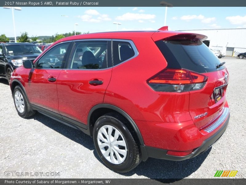 Palatial Ruby / Charcoal 2017 Nissan Rogue S AWD