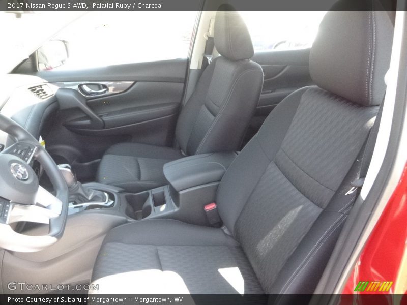 Palatial Ruby / Charcoal 2017 Nissan Rogue S AWD