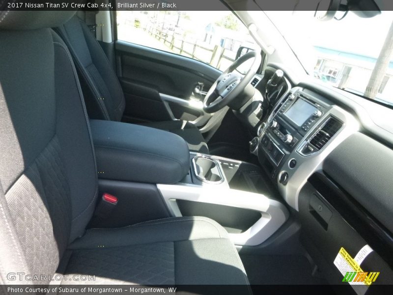 Brilliant Silver / Black 2017 Nissan Titan SV Crew Cab 4x4