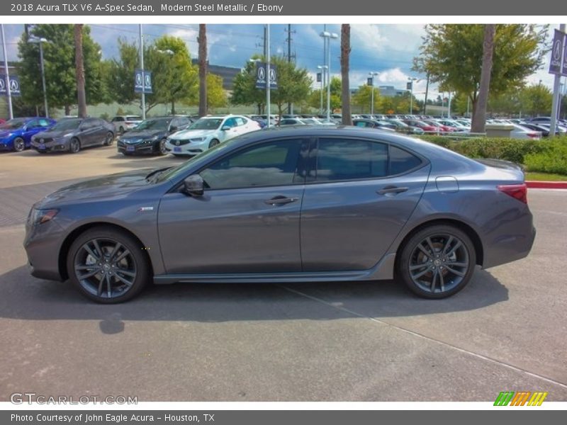 Modern Steel Metallic / Ebony 2018 Acura TLX V6 A-Spec Sedan